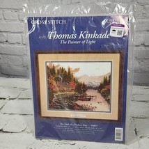 Thomas Kinkade End of Perfect Day Counted Cross Stitch Kit New Kit  14&#39;&#39;... - £15.50 GBP