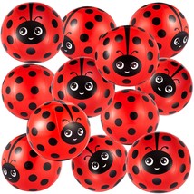 24 Pcs Ladybug Beach Balls 5 Inches Inflatable Beach Balls For Kids, Ladybug Min - £36.37 GBP