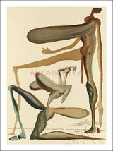Artebonito - Salvador Dali Woodcut, Purgatory 22, Divine Comedy - £167.86 GBP