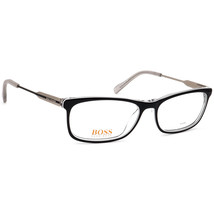 Boss Orange Eyeglasses BO 0230 LHK Polished Black/Grey Rectangular 57[]17 140 - £118.02 GBP