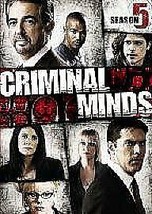 Criminal Minds: Season 5 DVD (2011) Shemar Moore Cert 15 6 Discs Pre-Owned Regio - £13.95 GBP