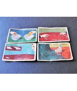 Vintage Set of (4) CIGARETTE CARDS- Gallaher, TRICKS AND PUZZLES Series. - £11.98 GBP