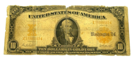 Series of 1907 U.S. Gold Certificate Good+ Condition FR #1172 - $344.37