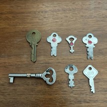 Vintage Skeleton Key Suitecase Key Lot, Taylor Loc635 k, esp lock corp, ... - $10.00