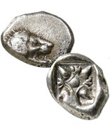 LION. Stellate, incuse square. Miletos, Ionia. 500 BC Ancient Greek Silv... - $2,977.63 MXN LION. Stellate, incuse square. Miletos, Ionia. 500 BC Ancient Greek Silv... - $2,977.63 MXN