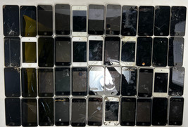 Lot of 44 - Mixed Models Apple iPod Touch &amp; iPhone - FOR PARTS OR REPAIR - £194.75 GBP