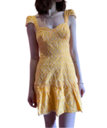 NWT Betsey Johnson Yellow Summer Party Dress - £39.33 GBP