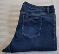Old Navy Rock Star Blue Stretch Denim Jeans 24 Cotton polyester - £11.62 GBP