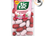 3x Packs Tic Tac New Strawberry &amp; Cream Flavored Mints | 1oz | Fast Ship... - £7.86 GBP