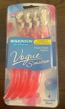 Wilkinson Vogue Sensitive for women 4 Disposable Razor Pack - £6.79 GBP