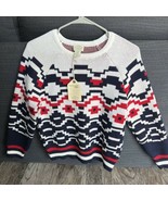 Telluride Clothing Co Pullover Ski Sweater Sz Medium Geometric Multicolor NWT - $53.99