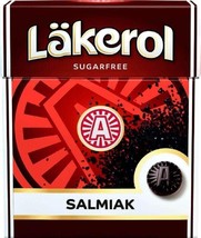 Läkerol Salmiak 25g, 48-Pack - Swedish Sugar Free Licorice Pastilles - £74.38 GBP
