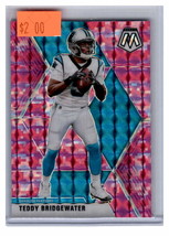 2020 Mosaic Teddy Bridgewater Pink Camo Mosaic Prizm Sp Panthers #38 - £1.56 GBP