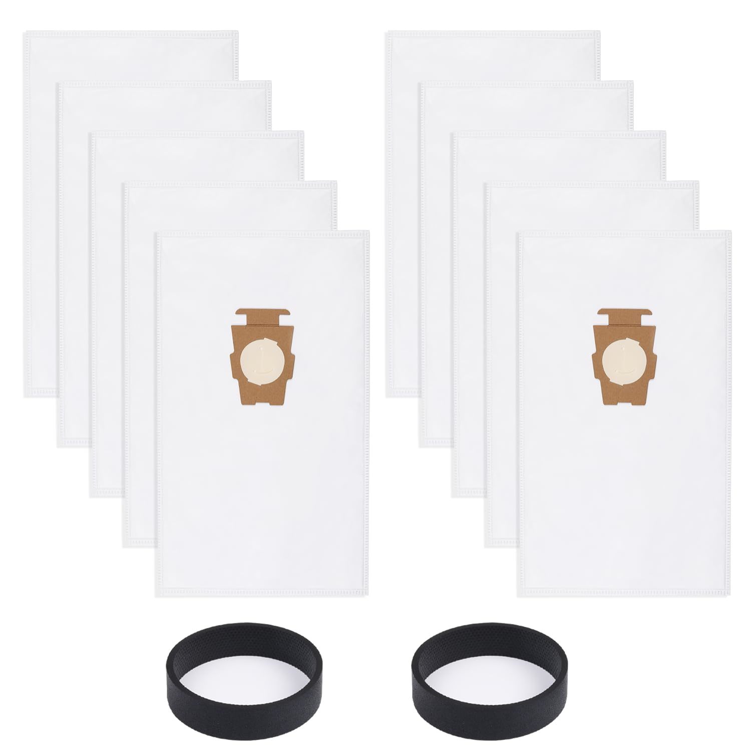 10 Pack Vacuum Cleaner Bags And 2 Belts Compatible With Kirby Vacuum Bags 204811