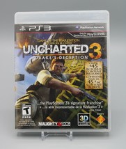 Uncharted 3: Drake&#39;s Deception (PlayStation 3, 2011) Tested NFR Not For Resale - £6.98 GBP