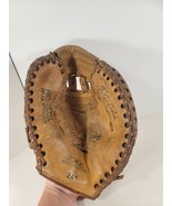 Right Handed Thrower Vintage Pro Mode Nylon Stitches Full Grain Cowhide ... - $1,332.57 MXN