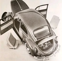 1962 VW Volkswagen Not A Trace Of Shabbiness Advertisement Automobilia HM2J - $376.75 MXN