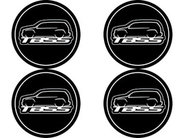 Chevrolet Trailblazer 2006-2009 - TBSS  - Set of 4 Metal Stickers for Wh... - $24.90+