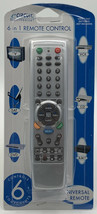 Circuit Electronics 6 In 1 Universal Remote Control TV DVD Satellite Cable New - £8.14 GBP