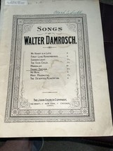 1897 Sheet Music DANNY DEEVER Rudyard Kipling Walt Damrosch Barrack-Room Ballad - £10.12 GBP
