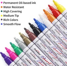 Paint Markers Fiber Tip Industrial Craft Usage Most Surfaces, Select: Color - £2.80 GBP