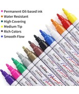 Paint Markers Fiber Tip Industrial Craft Usage Most Surfaces, Select: Color - £2.74 GBP