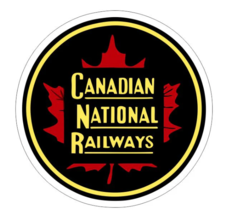 12&quot; canadian national railways bumper sticker decal usa made - £22.42 GBP