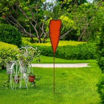Metal Easter Carrot Garden Stake Decorative Yard Sign Spring Lawn Decor... - $19.62