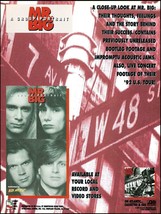 Mr. Big 1992 A Group Portrait video &amp; album ad print Paul Gilbert Billy ... - $3.60