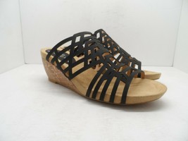 Bellini Women&#39;s Pretty Sandal 20048-10 Black Faux Nubuck Size 10M - £28.01 GBP