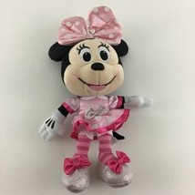 Disney Junior Minnie Mouse 9&quot; Plush Stuffed Animal Toy Bow-Tique Sparkle... - £15.46 GBP