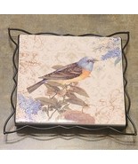 Mallory Lane ~ Square ~ Metal &amp; Ceramic Trivet ~ Bird Design ~  8.5&quot; x 8.5&quot; - €25,68 EUR