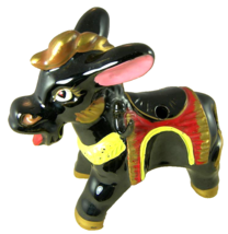 Ceramic Condiments Burro Donkey Vintage Hand Painted Royal Sealy Japan - $14.50