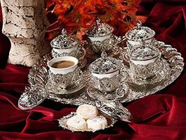 LaModaHome Espresso Coffee Cups Set, Turkish Arabic Greek Coffee Set, Coffee Cup - £66.96 GBP