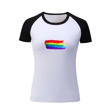 Rainbow Graffiti Art Designs Womens Girls T-Shirts Casual Print Tops Graphic Tee - £12.82 GBP