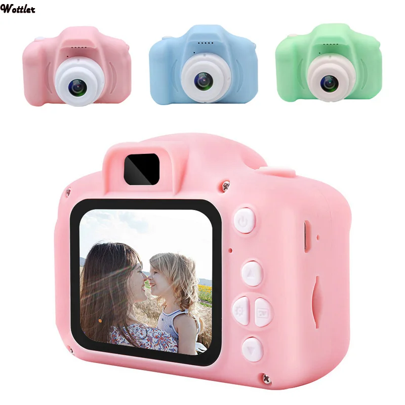 Real Mini Camera Kids Toys Cartoon 2 Inch HD Screen Digital Cameras Video - £13.80 GBP+