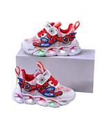 Spiderman Kids Sneakers LED Lights Thick Sole Comfort Sports Shoes Boys ... - $33.47 CAD+