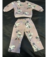 Disney Minnie Mouse 2T Quilted Sweatshirt &amp; Pants Set Toddler Girl Outfit - $25.11 CAD