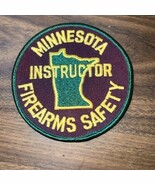Vintage NOS Minnesota firearms safety Instructor  Patch hunting shooting 4&quot; - $28.05 CAD