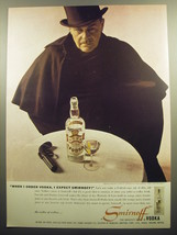 1957 Smirnoff Vodka Ad Brian Donlevy - When I order Vodka - $18.49