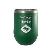 McConaghy Irish Coat of Arms Stemless Wine Travel Tumbler - $28.00