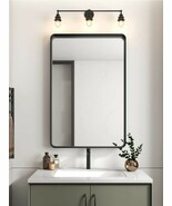 OKPAL Black Bathroom Mirror for Wall, 24x36 Inch Rectangular Black Metal... - $203.73 CAD