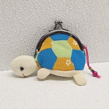 Japanese Style Cute Smiley Turtle Clasp Change Coin Purse - $19.70