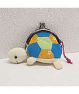 Japanese Style Cute Smiley Turtle Clasp Change Coin Purse - $362.27 MXN