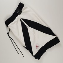 Air Jordan Mens Size S Flight Loop Active Training Shorts White Black AV2294-100 - £29.88 GBP