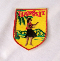 VINTAGE HAWAII HULU GIRL EMBROIDERED PATCH UNUSED - £15.63 GBP