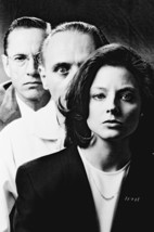 Jodie Foster, Scott Glenn and Anthony Hopkins in The Silence of the Lambs 18x24  - $23.99