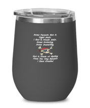 Wine Tumbler Stainless Steel Insulated Funny I Run A Pirate Ship Parents  - £20.25 GBP