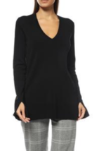 THEORY Womens Long Sleeve Top Britona Solid Black Size S H0616714 - £133.10 GBP