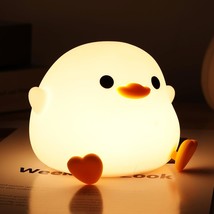Duck Night Light, Cute Duck Light, Rechargeable Dimmable Kids Nightlight, Silico - £20.43 GBP